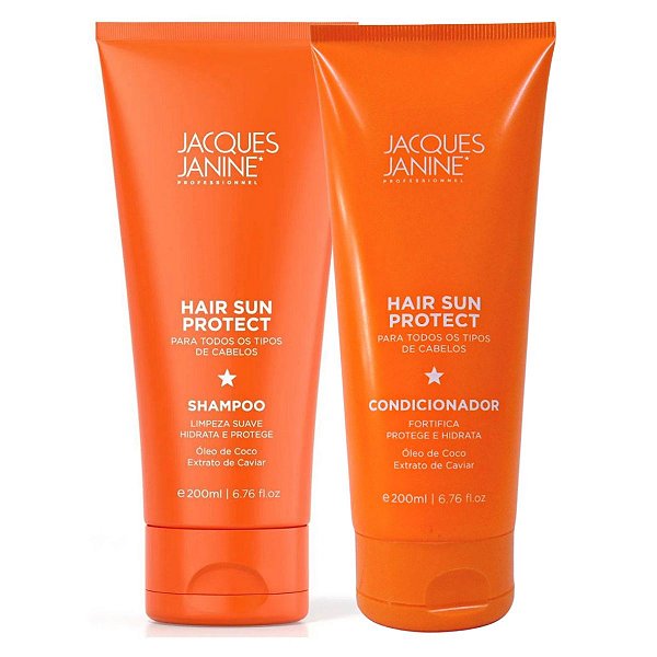 Jacques Janine Hair Sun Protect: Shampoo e Condicionador 200ml