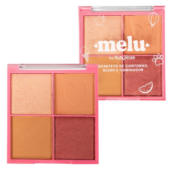 Quarteto Melu By Ruby Rose Cor:01 Hb-7531/1 9g