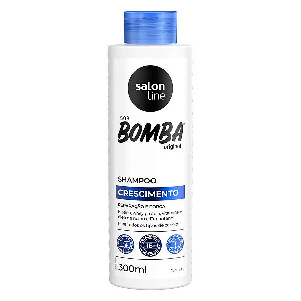 Shampoo Salon Line Sos Bomba Crescimento 300ml