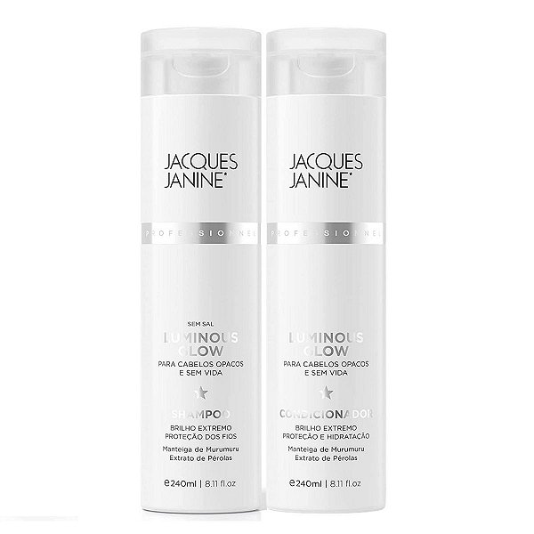 Kit Jacques Janine Luminous Glow: Shampoo e Condicionador 240g