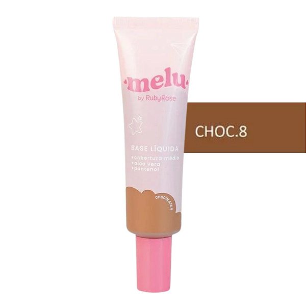 Base Líquida Melu By Ruby Rose Chocolate 8 Hb-8055/10 29ml