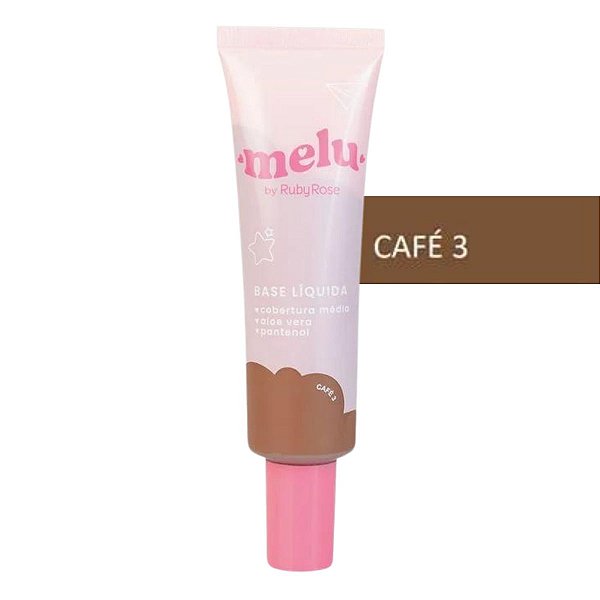 Base Líquida Melu By Ruby Rose Café 3 Hb-8055/11 29ml