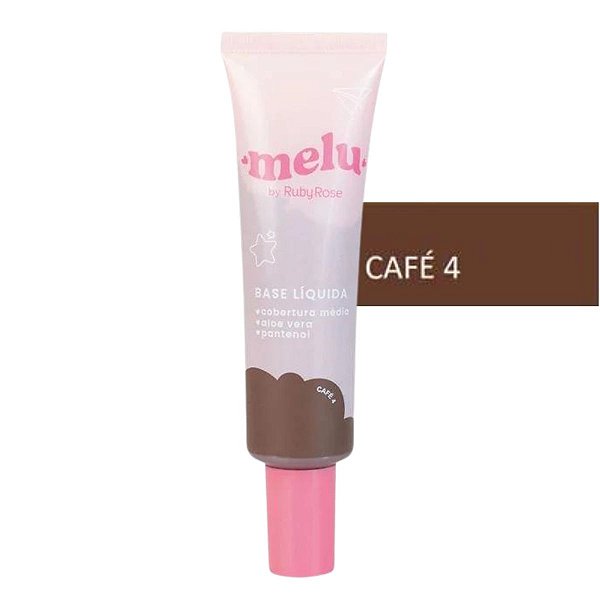 Base Líquida Melu By Ruby Rose Café 4 Hb-8055/12 29ml