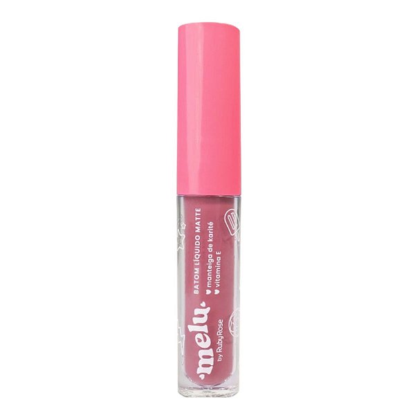 Batom Liquido Matte Melu By Ruby Rose Macaron Cm01 Ref:rr-563/1 3,5ml