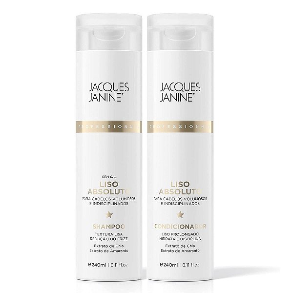 Kit Jacques Janine Liso Absoluto: Shampoo e Condicionador 240ml