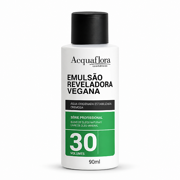 Emulsão Reveladora Vegana Acquaflora 30 Volumes 90ml