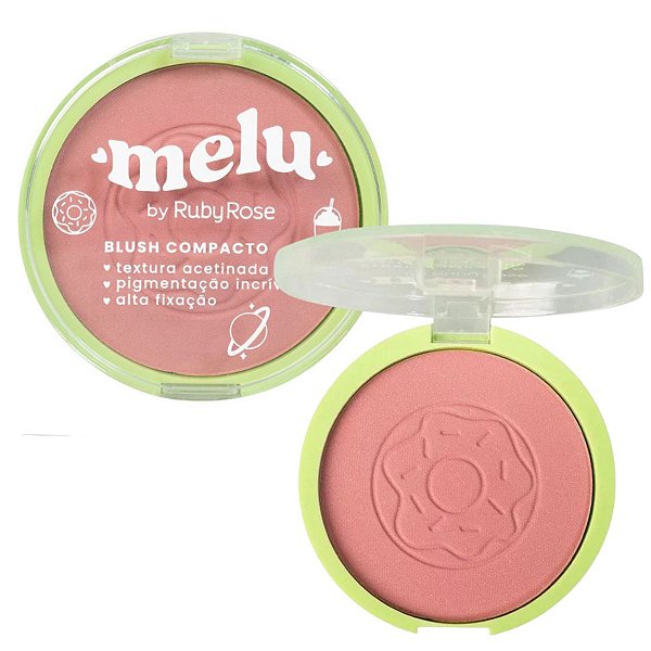 Blush Compacto Melu By Ruby Rose Bubblegum Rr-871/1 10g