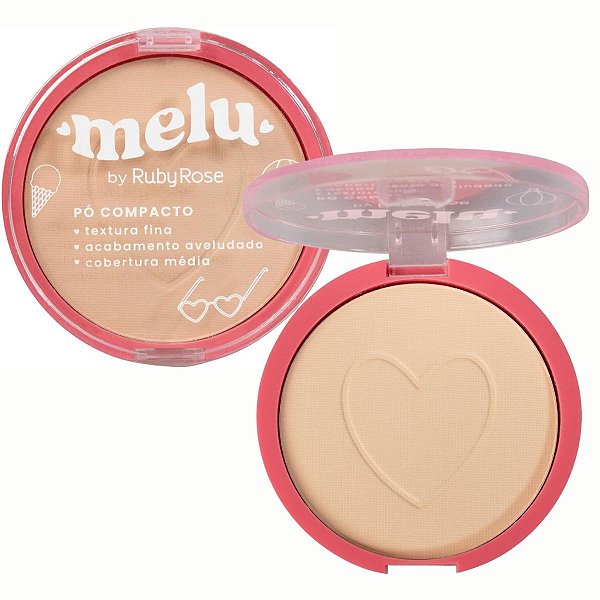Pó Compacto Melu By Ruby Rose C10 Rr-853/1 10g