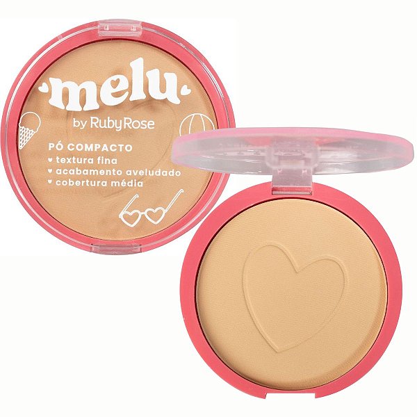 Pó Compacto Melu By Ruby Rose Mc50 Rr-853/2 10g