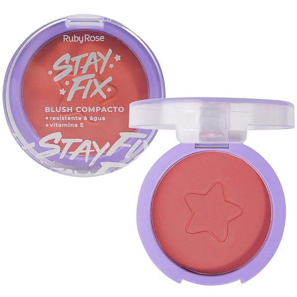 Blush Compacto Ruby Rose Stay Fix Pegasus 6g