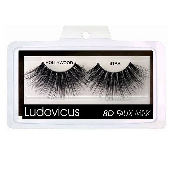 Cílios Postiços 8d Ludovicus Faux Mink Hollywood Star