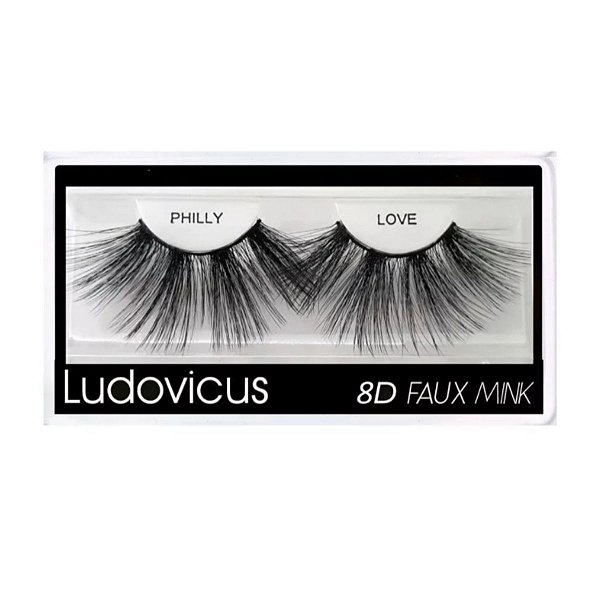 Cílios Postiços 8d Ludovicus Faux Mink Philly Love