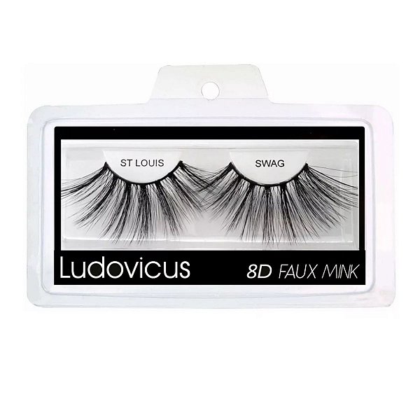Cílios Postiços 8d Ludovicus Faux Mink St Louis Swag