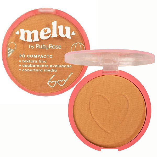 Pó Compacto Melu By Ruby Rose Me100 Rr-853/4 10g