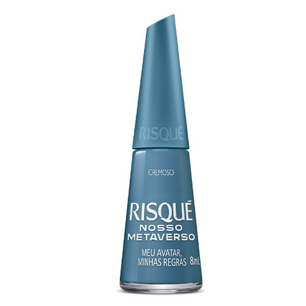 Esmalte Cremoso Risqué Nosso Metaverso Meu Avatar, Minhas Regras 8ml