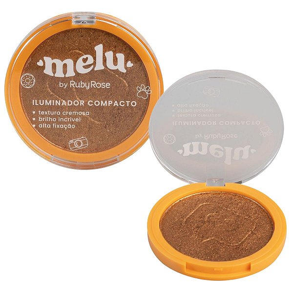 Iluminador Compacto Melu By Ruby Rose Cor 02 Hb-f862/2 12,2g