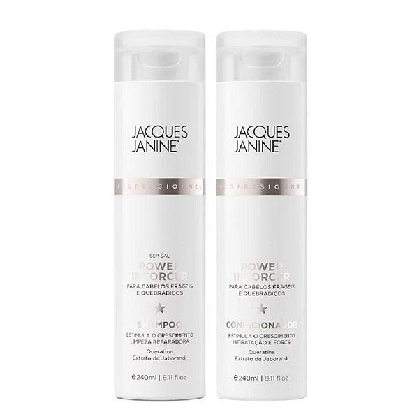 Jacques Janine Power Inforcer:  Shampoo e Condicionador 240ml