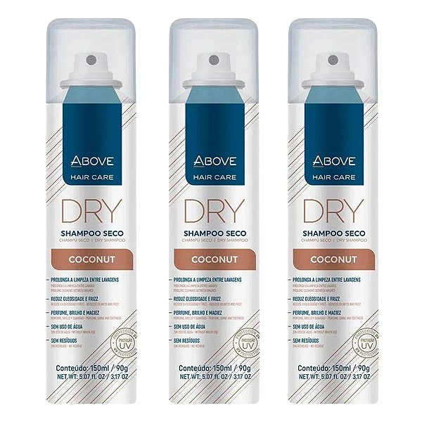 Kit Above Shampoo A Seco Hair Care Dry Coconut 150ml C/3