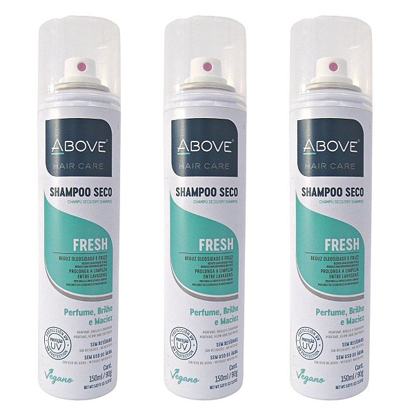Kit Above Shampoo A Seco Hair Care Fresh 150ml C/3