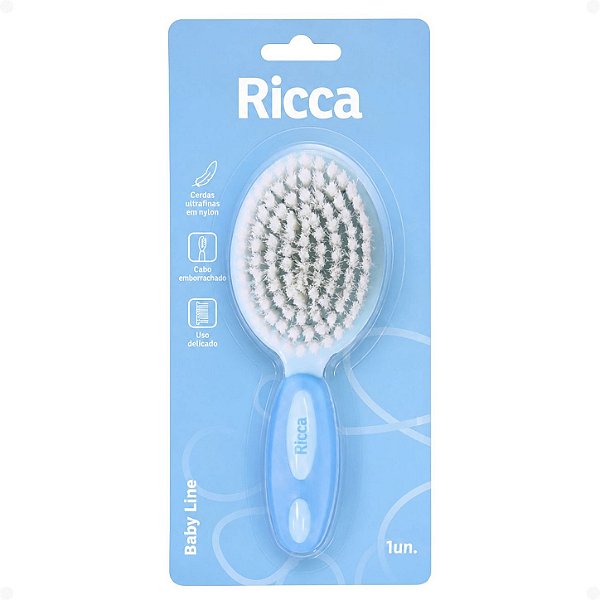 Escova Ricca Baby Azul Cód.1078