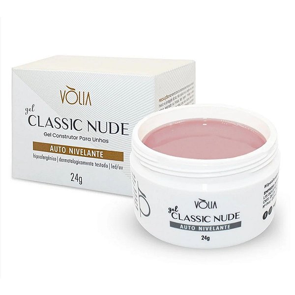 Gel Construtor Para Unhas Vólia Classic Nude 24g