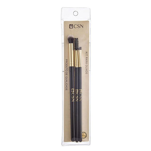 Kit Pincel Para Maquiagem Rubys Cns C/3