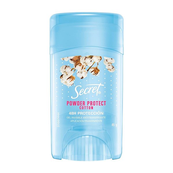 Antitranspirante Gel Secret Powder Protect Cotton 45g