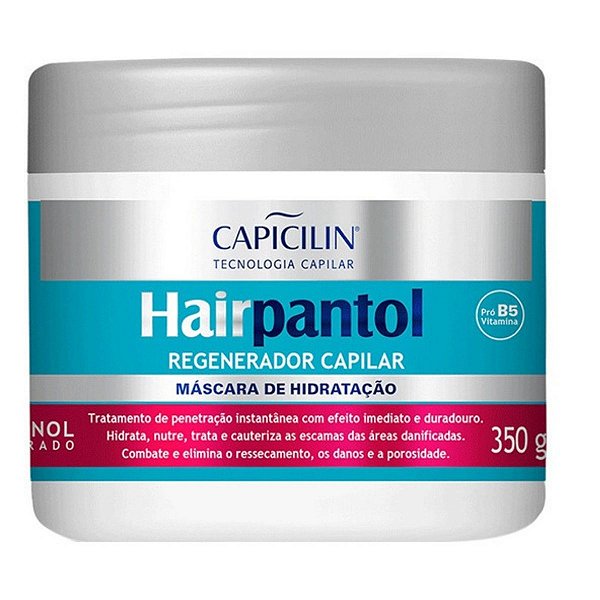 Máscara de Hidratação Capicilin Hairpantol Regenerador Capilar 350g