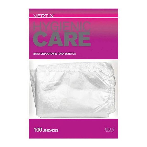 Bota Descartável Vertix Belliz C/100 Un Cod.3240