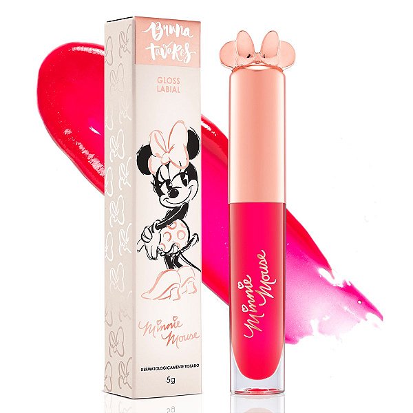 Gloss Labial Bruna Tavares Bt Minnie Mouse Mickey Loves Me 5g