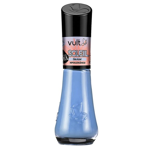 Esmalte Cremoso Vult Soleil Efeito Gel Céu Azul 8ml