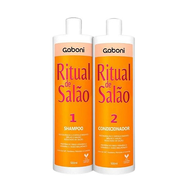 Shampoo + Condicionador Ritual de Salão Gaboni 500ml
