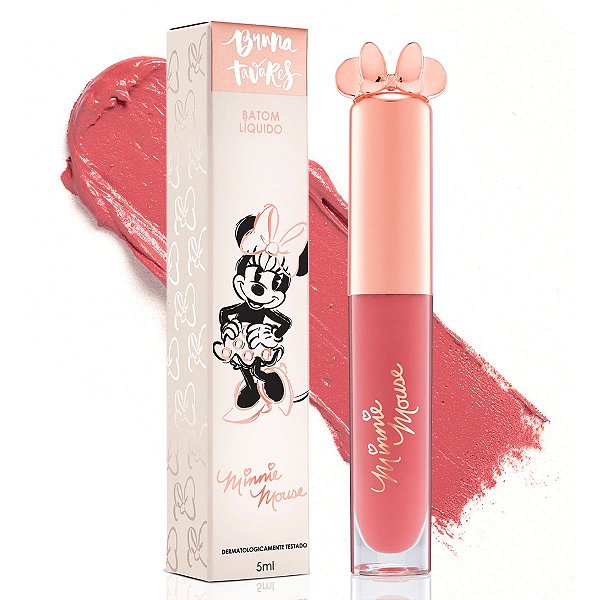 Batom Líquido Bruna Tavares Bt Minnie Mouse Hug Me 5ml