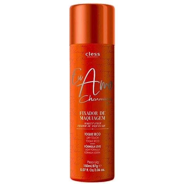 Spray Fixador de Maquiagem Cless Eu Amo Charming 150 Ml