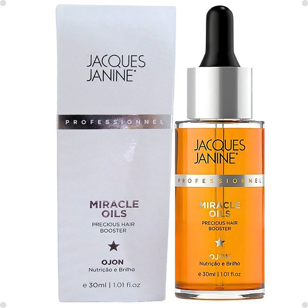 Óleo Jacques Janine Miracle Oils Ojon Nutrição e Brilho 30ml