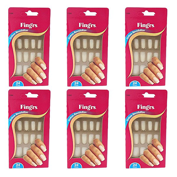 Kit Unhas Postiças Fing'rs Revolution Ref. 1284 C/6