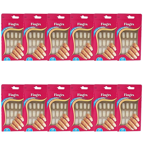 Kit Unhas Postiças Fing'rs Revolution Ref. 1284 C/12