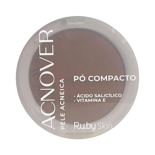 Pó Compacto Acneico Acnover Ruby Skin Ruby Rose Me120 10g