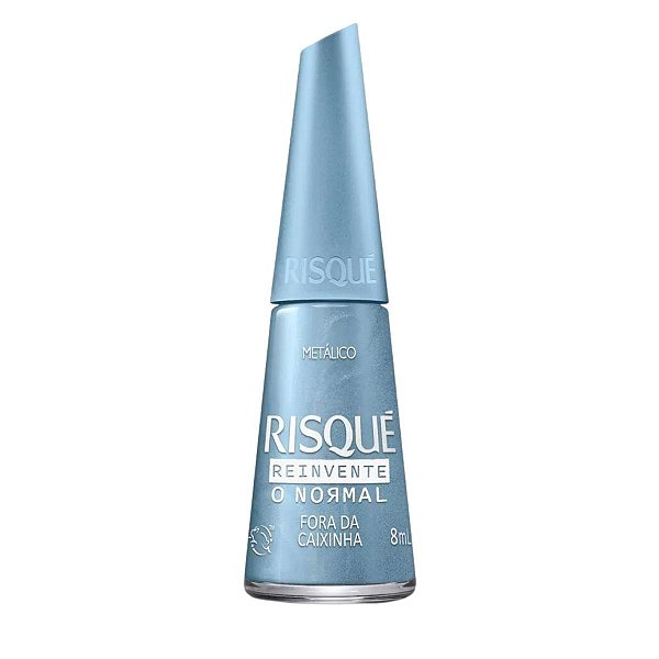 Esmalte Metalico Risque Reinvente O Normal Fora da Caixinha 8ml
