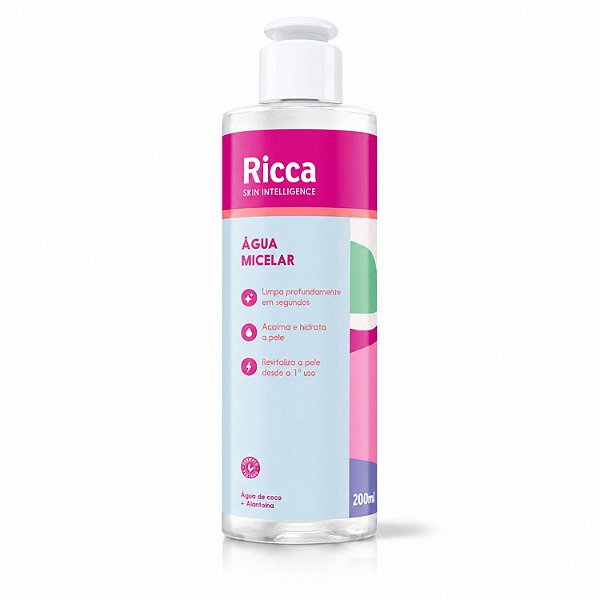 Água Micelar Belliz Ricca Skin Intelligence 200ml