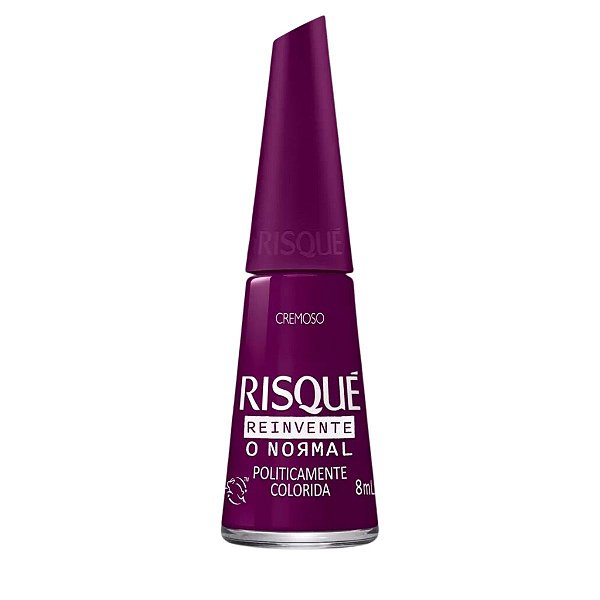 Esmalte Cremoso Risque Reinvente O Normal Politicamente Colorida 8ml