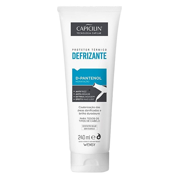 Protetor Térmico Defrizante Capicilin D-pantenol 240ml