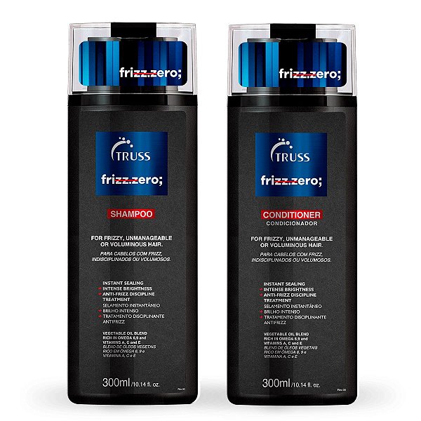 Shampoo + Condicionador Truss Frizz Zero; 300ml