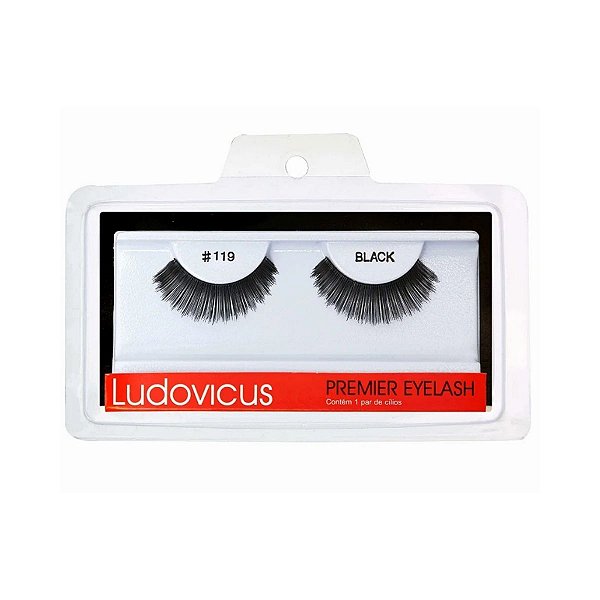 Cílios Postiços Ludovicus Premier Eyelash 119 Black