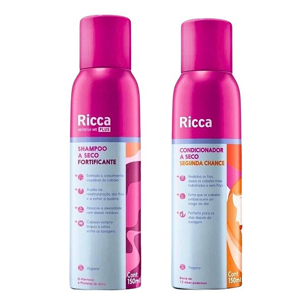 Kit Shampoo + Condicionador Belliz Ricca A Seco C/2 Un