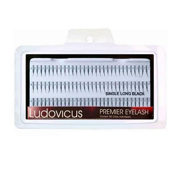 Cílios Individuais Ludovicus Premier Eyelash Single Long Black