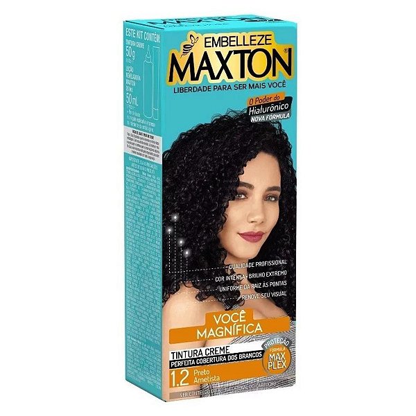 Tintura Creme Maxton Você Magnífica 1.2 Preto Ametista