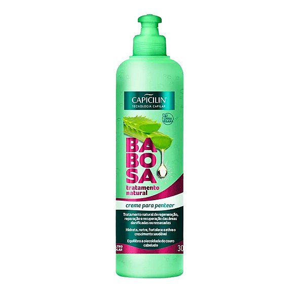 Creme Para Pentear Capicilin Tratamento Natural Babosa 300ml