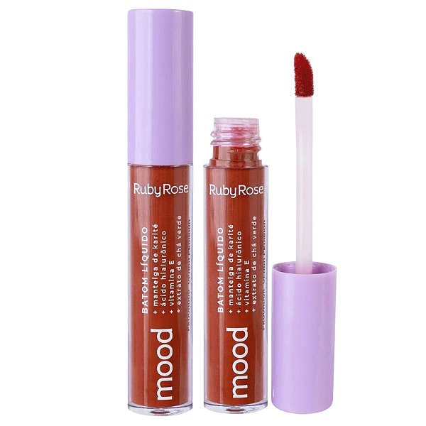 Batom Liquido Ruby Rose Mood Triumph 15 3,2ml