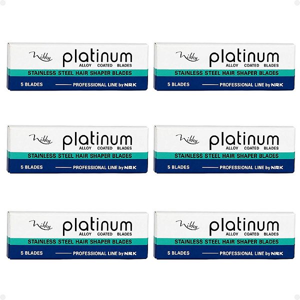 Kit Vikky: Lâminas para Navalhete Platinum 30 Unidades